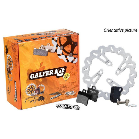 Kit de disques de frein 267mm type origine GALFER - Yamaha 530 T-MAX 2012-2014