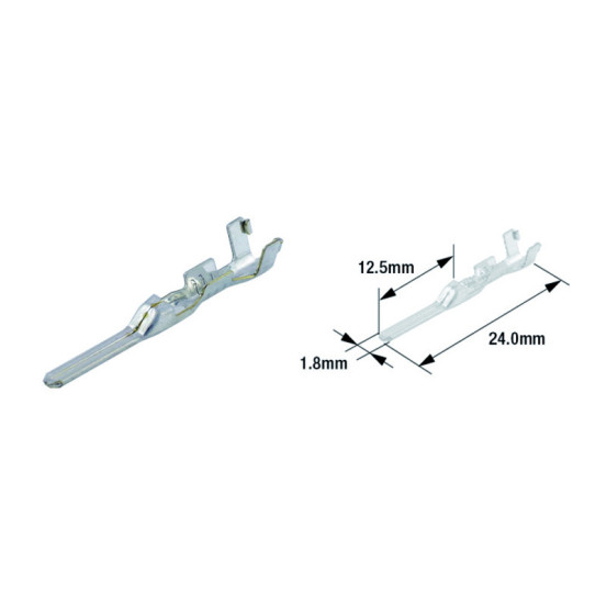 Cosse électrique TOURMAX mâle type 070 FRY