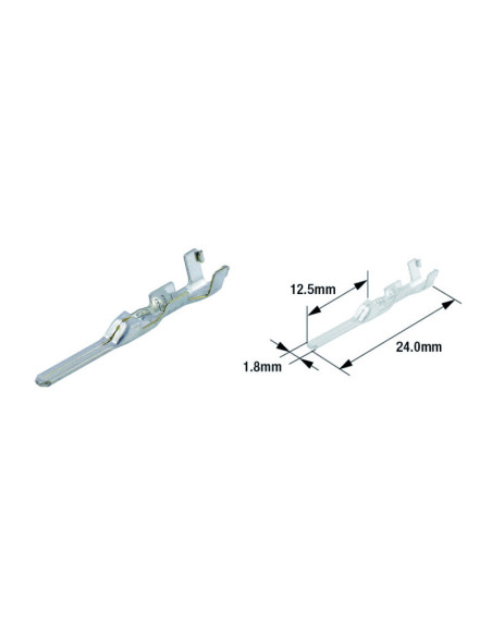 Cosse électrique TOURMAX mâle type 070 FRY