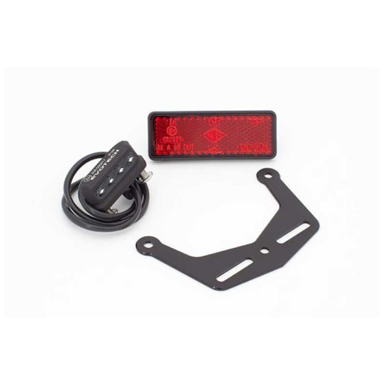 Kit accessoires de plaque - Eclairage de plaque et catadioptre pour support EVOTECH
