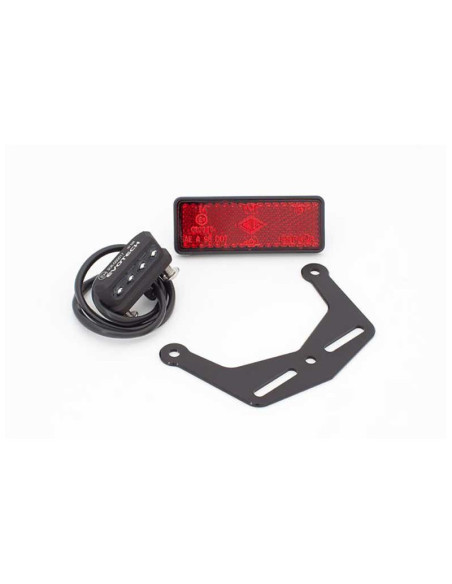 Kit accessoires de plaque - Eclairage de plaque et catadioptre pour support EVOTECH