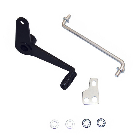 Pédale de lanceur (cirette) MBK/Motobécane 51 à kick acier noir