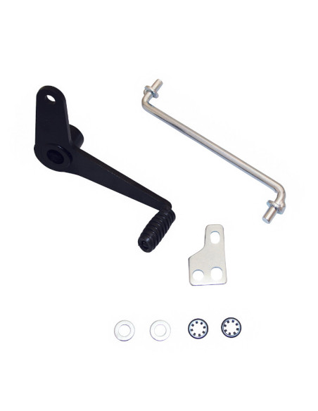 Pédale de lanceur (cirette) MBK/Motobécane 51 à kick acier noir