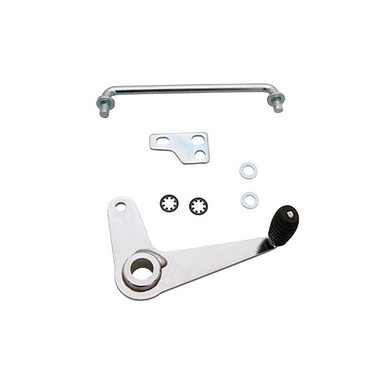 Pédale de lanceur (cirette) Peugeot 103 MVL SP/MBK/Motobécane 51 acier chromé