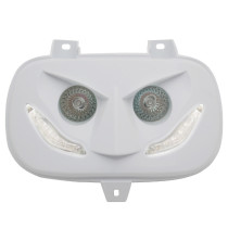 Optique de phare RR8 MBK 50 Booster/Yamaha 50 BW's 1999-2003 Blanc (leds blanc)