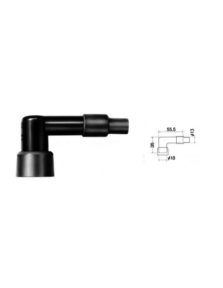 Capuchon antiparasite NGK LB05FP