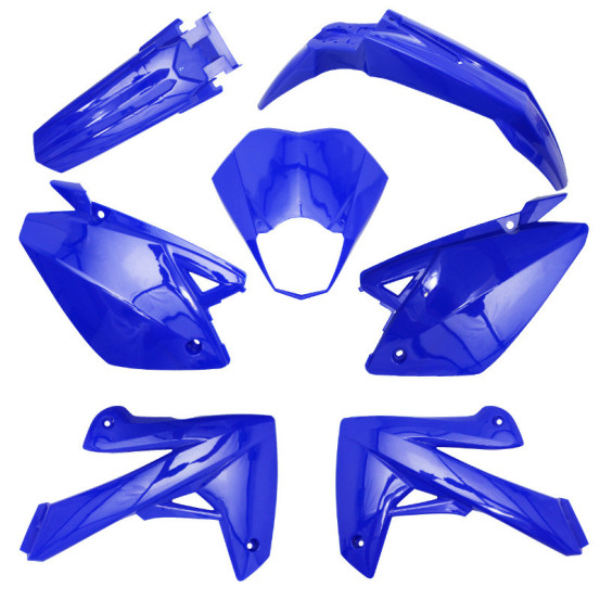 Kit carénages 50 à boite Rieju 50 MRT/MRT SM/Pro/Enduro 2009-2021 Bleu brillant