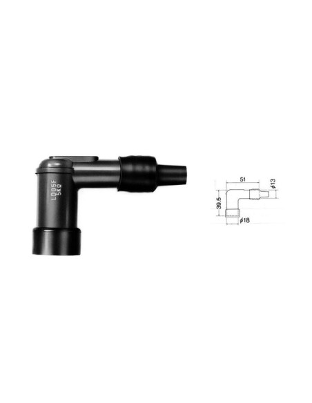 Capuchon antiparasite NGK LD01F