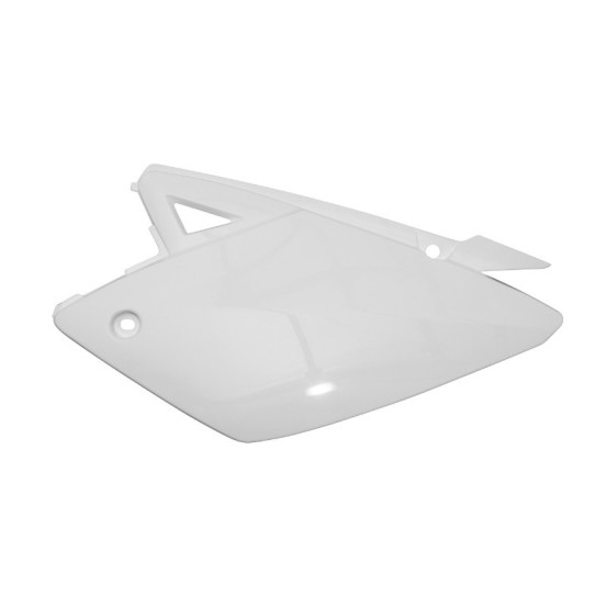 Carénage coque arrière 50 à boite Rieju 50 MRT/MRT SM/Pro/Enduro 2009-2021 Blanc brillant Gauche