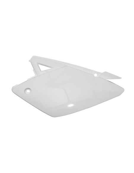 Carénage coque arrière 50 à boite Rieju 50 MRT/MRT SM/Pro/Enduro 2009-2021 Blanc brillant Gauche