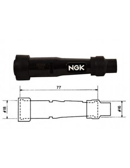 Capuchon antiparasite NGK SB10E