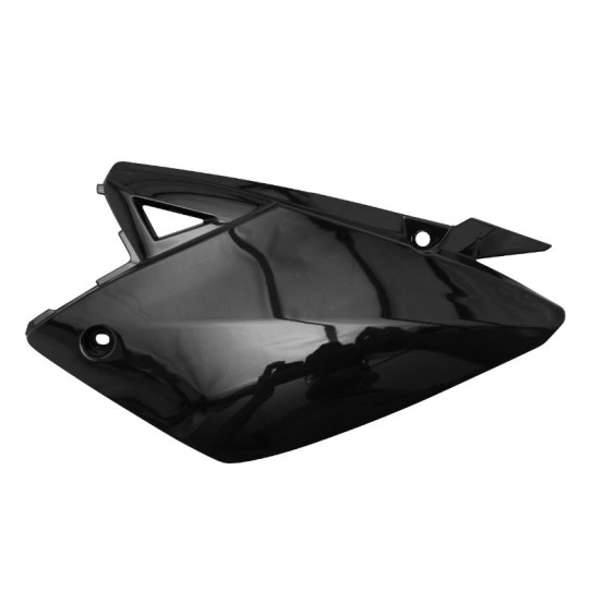 Carénage coque arrière 50 à boite Rieju 50 MRT/MRT SM/Pro/Enduro 2009-2021 Noir brillant Gauche