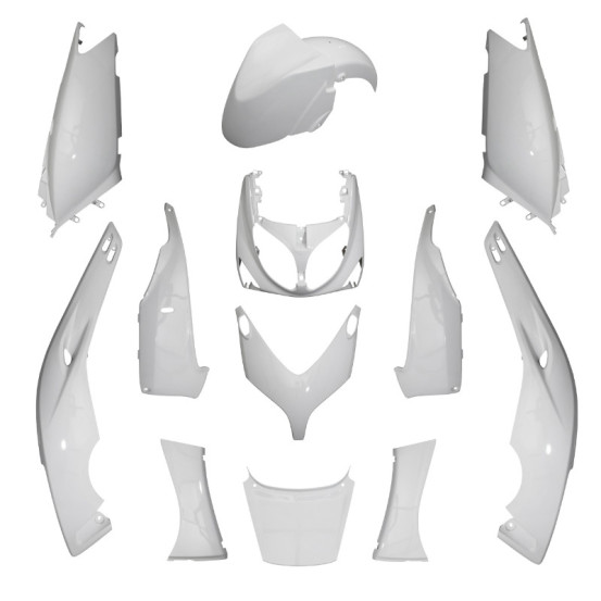 Kit carénages origine maxiscooter Yamaha 500 TMax 2001-2007 Blanc brillant