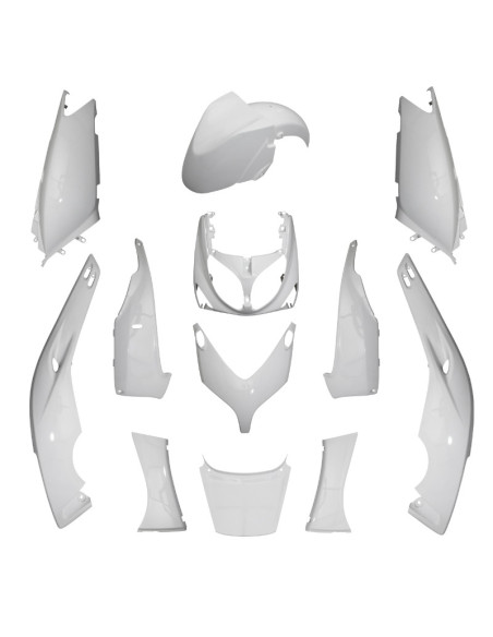 Kit carénages origine maxiscooter Yamaha 500 TMax 2001-2007 Blanc brillant