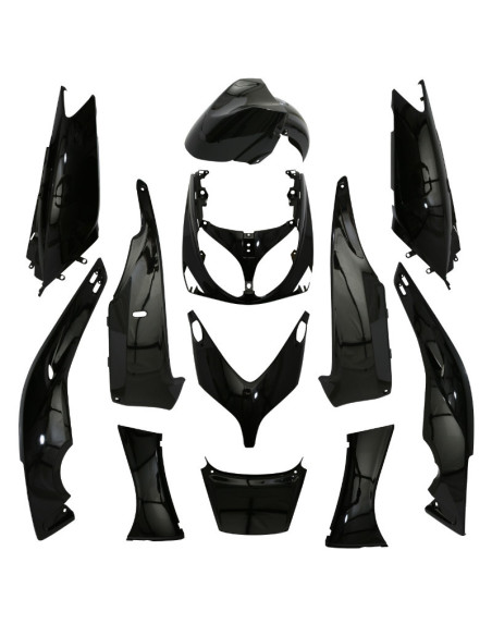 Kit carénages maxiscooter Yamaha 500 TMax 2001-2007 Noir brillant