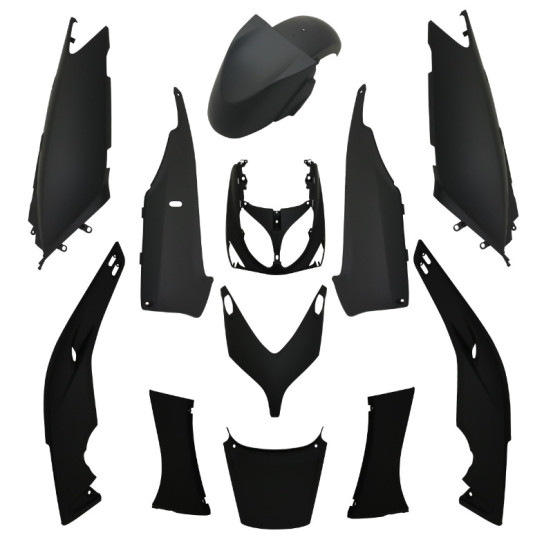 Kit carénages maxiscooter Yamaha 500 TMax 2001-2007 Noir mat