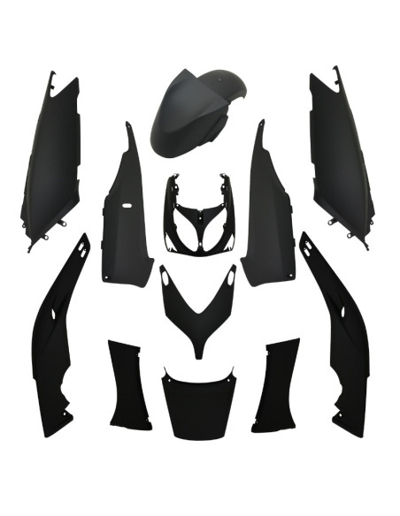 Kit carénages maxiscooter Yamaha 500 TMax 2001-2007 Noir mat
