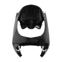 Carénage tablier avant scooter Peugeot 50 Vivacity 3 après 2008 Noir brillant (inférieur)