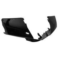 Carénage couvre guidon scooter Peugeot 50 Vivacity 3 après 2008 Noir brillant