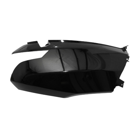 Carénage coque arrière scooter Peugeot 50 Vivacity 3 après 2008 Noir brillant Droit