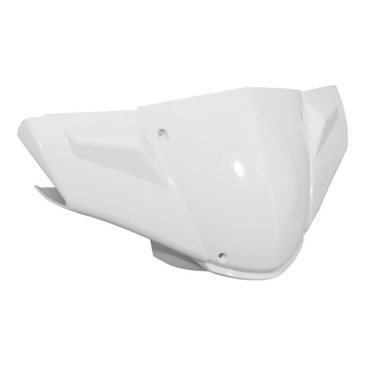 Carénage couvre guidon avant scooter Peugeot 50 Kisbee 2010-2022 2T et 4T Blanc brillant