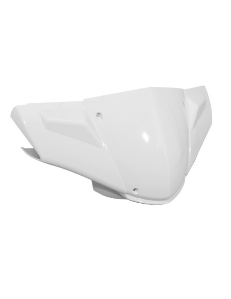 Carénage couvre guidon avant scooter Peugeot 50 Kisbee 2010-2022 2T et 4T Blanc brillant