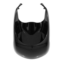 Carénage tablier avant inférieur scooter Peugeot 50 Kisbee 2010-2020 2T et 4T Noir brillant