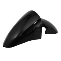 Garde boue avant scooter Peugeot 50 Kisbee 2T / 4T 2010-2020 Noir brillant