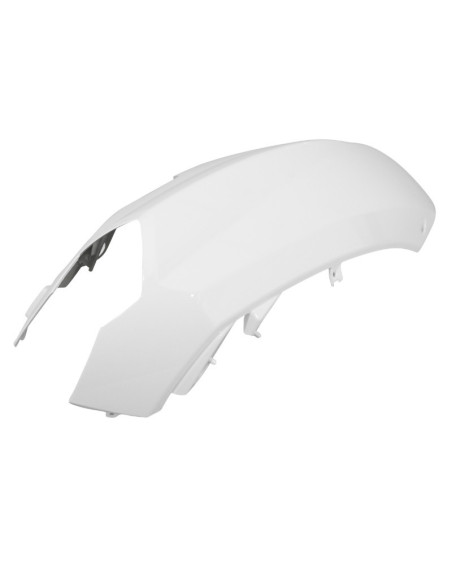 Carénage coque arrière scooter Peugeot 50 Kisbee 2010-2020 2T et 4T Blanc brillant Gauche