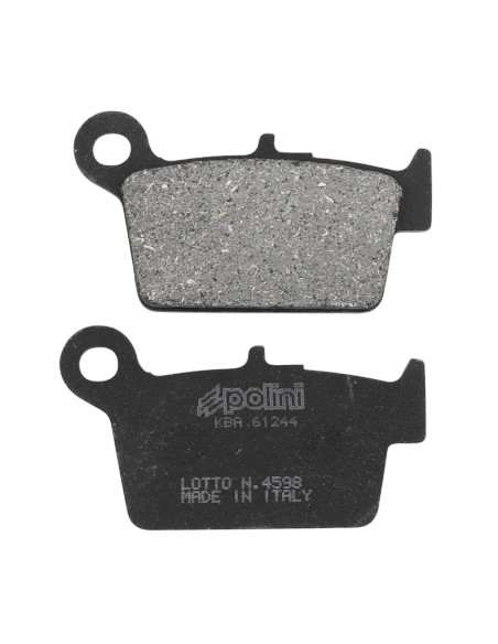 Plaquettes de frein arrière POLINI Organique Beta 50 RR Enduro 50 Motard Alu AM6