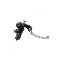 Maitre cylindre de frein radial PRS 19x17 - 19x18 ou 19x19 ACCOSSATO - Levier repliable court argent