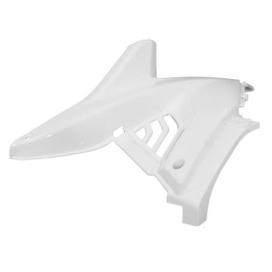 Carénage capot moteur scooter MBK 50 Nitro/Yamaha 50 Aerox 1997-2012 Blanc brillant Droit
