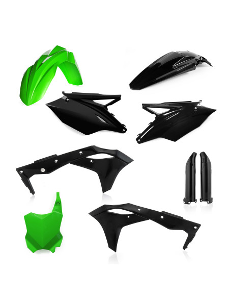 Kit plastiques complet - Noir - ACERBIS Kawasaki 250 KXF 2018