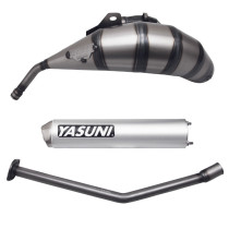 Pot d'échappement YASUNI Cross HM Derbi Senda/Gilera SMT/RCR noir