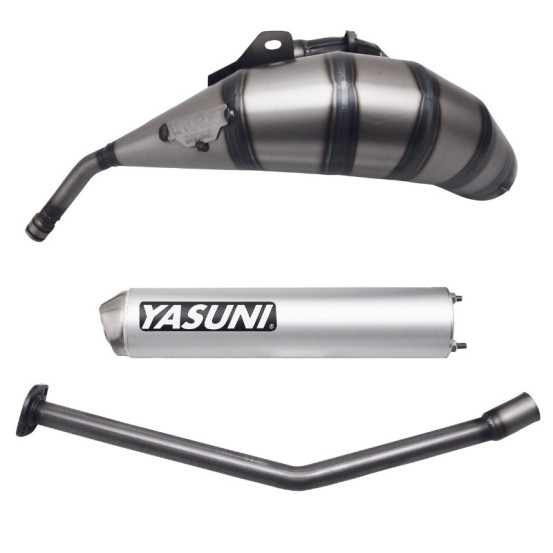 Pot d'échappement YASUNI Cross HM Derbi Senda/Gilera SMT/RCR noir