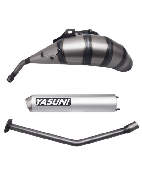 Pot d'échappement YASUNI Cross HM Derbi Senda/Gilera SMT/RCR noir