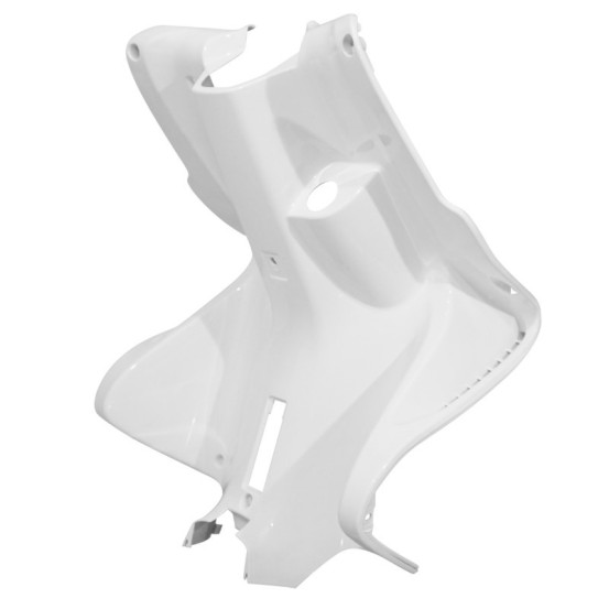 Carénage tablier arrière scooter MBK 50 Nitro/Yamaha 50 Aerox 1997-2012 Blanc brillant