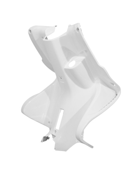 Carénage tablier arrière scooter MBK 50 Nitro/Yamaha 50 Aerox 1997-2012 Blanc brillant