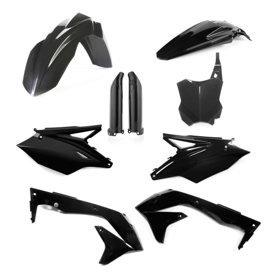 Kit plastiques complet - Noir - ACERBIS Kawasaki 450 KXF 2018