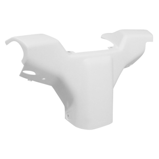 Carénage couvre guidon scooter MBK 50 Nitro/Yamaha 50 Aerox 1997-2012 Blanc brillant inférieur
