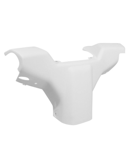 Carénage couvre guidon scooter MBK 50 Nitro/Yamaha 50 Aerox 1997-2012 Blanc brillant inférieur