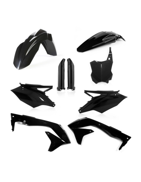 Kit plastiques complet - Noir - ACERBIS Kawasaki 450 KXF 2018