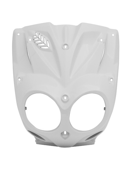 Carénage tablier avant scooter MBK 50 Stunt/Yamaha 50 Slider Blanc brillant