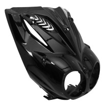 Carénage tablier avant scooter MBK 50 Stunt/Yamaha 50 Slider Noir brillant