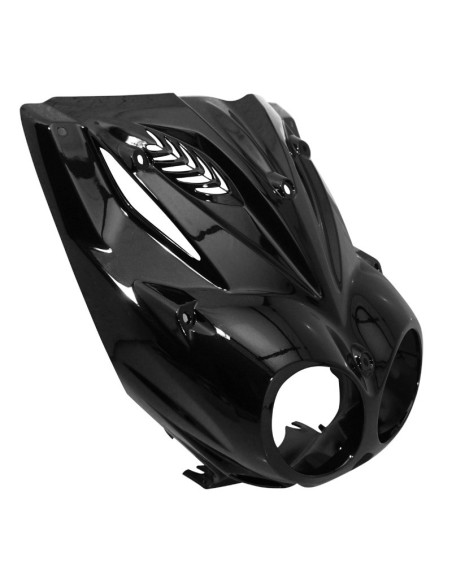 Carénage tablier avant scooter MBK 50 Stunt/Yamaha 50 Slider Noir brillant