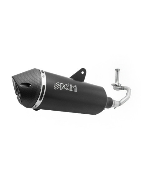 Ligne complète aluminium Noir POLINI Vespa 125 GTS 2017-2018