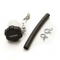 Kit bocal liquide de frein 45ml ACCOSSATO + Patte de fixation inox + Durite et clips