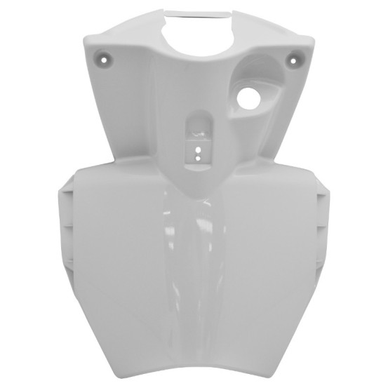 Carénage tablier arrière scooter MBK 50 Stunt/Yamaha 50 Slider Blanc brillant