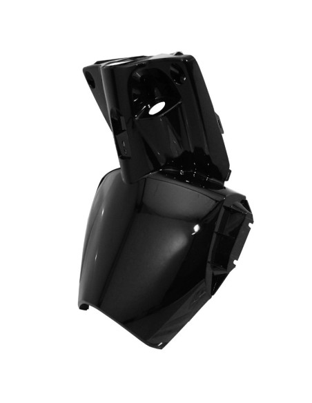 Carénage tablier arrière scooter MBK 50 Stunt/Yamaha 50 Slider Noir brillant