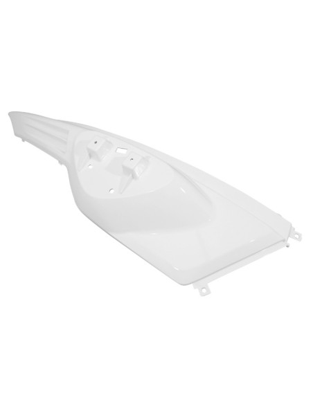 Carénage coque arrière scooter MBK 50 Stunt/Yamaha 50 Slider Blanc brillant Droit